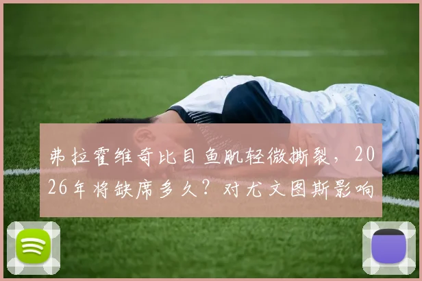 弗拉霍维奇比目鱼肌轻微撕裂,2026年将缺席多久?对尤文图斯影响全分析